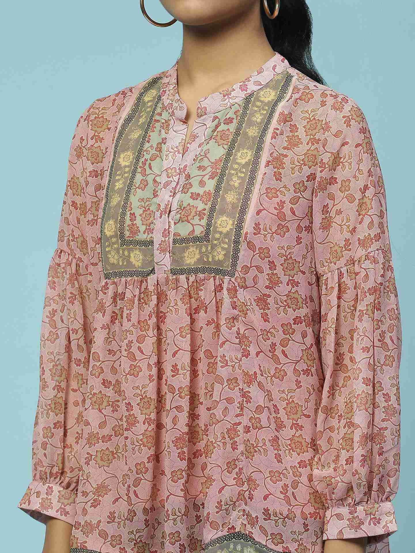 Pink James Floral Top