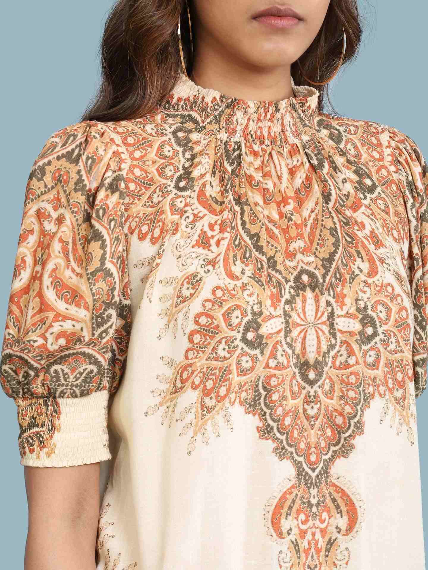 Ecru Ananya Top
