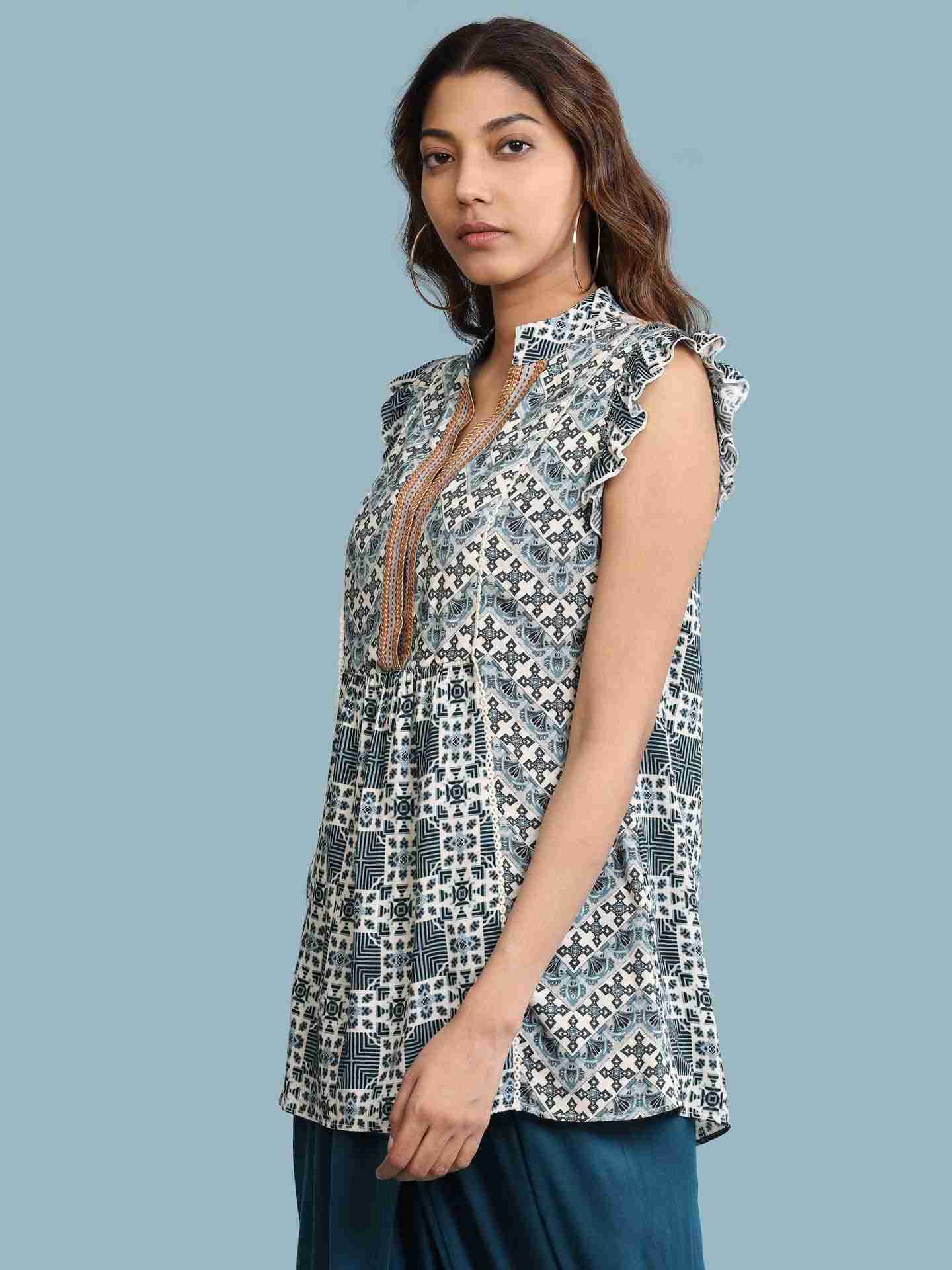 Blue Kilam Top