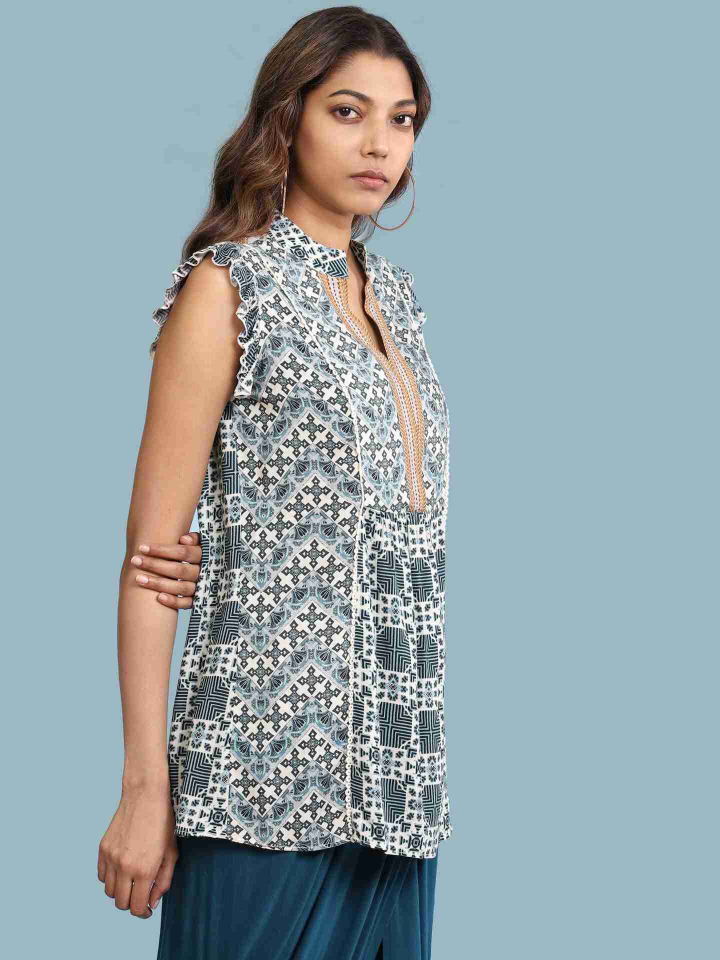 Blue Kilam Top