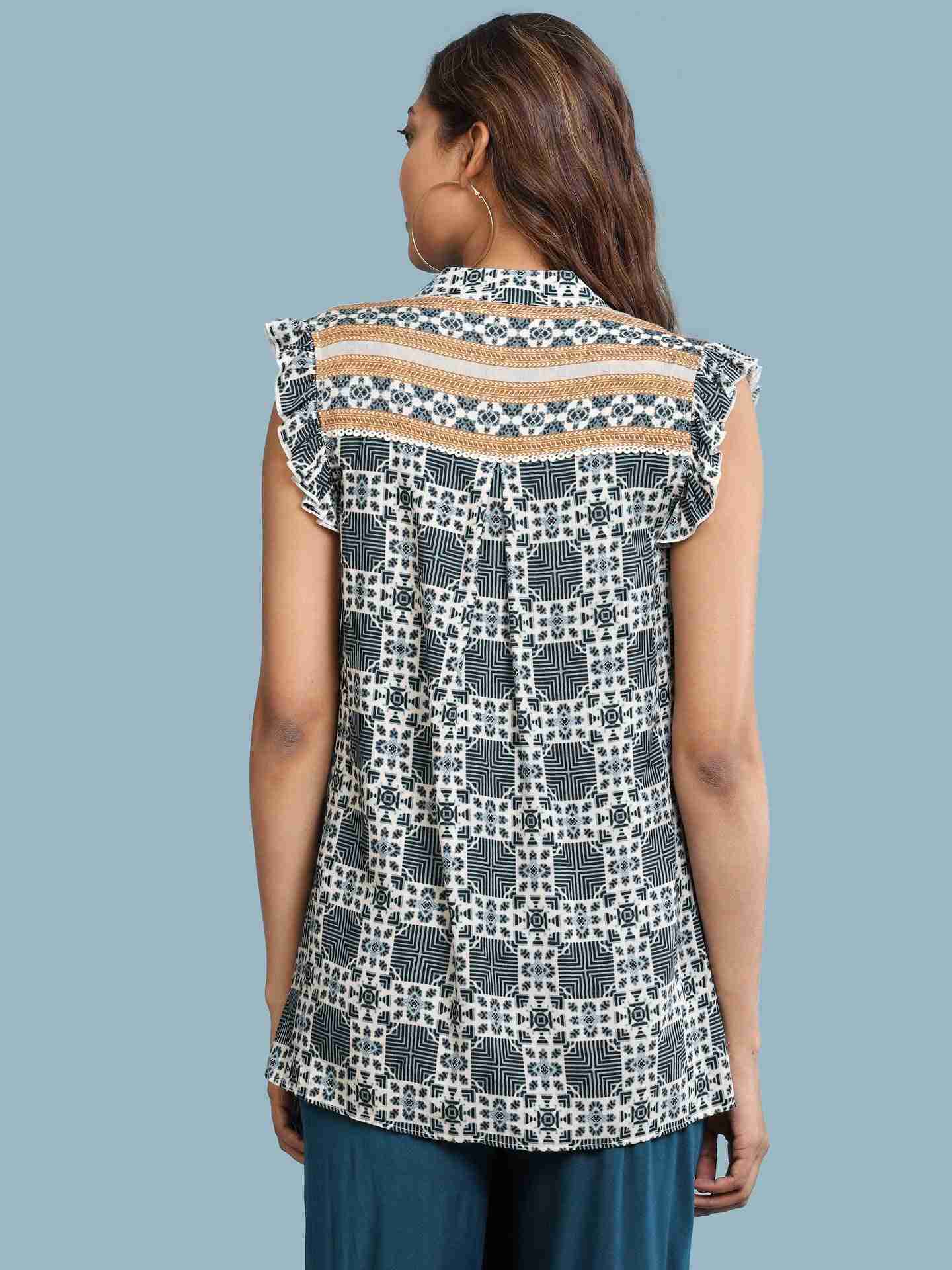 Blue Kilam Top
