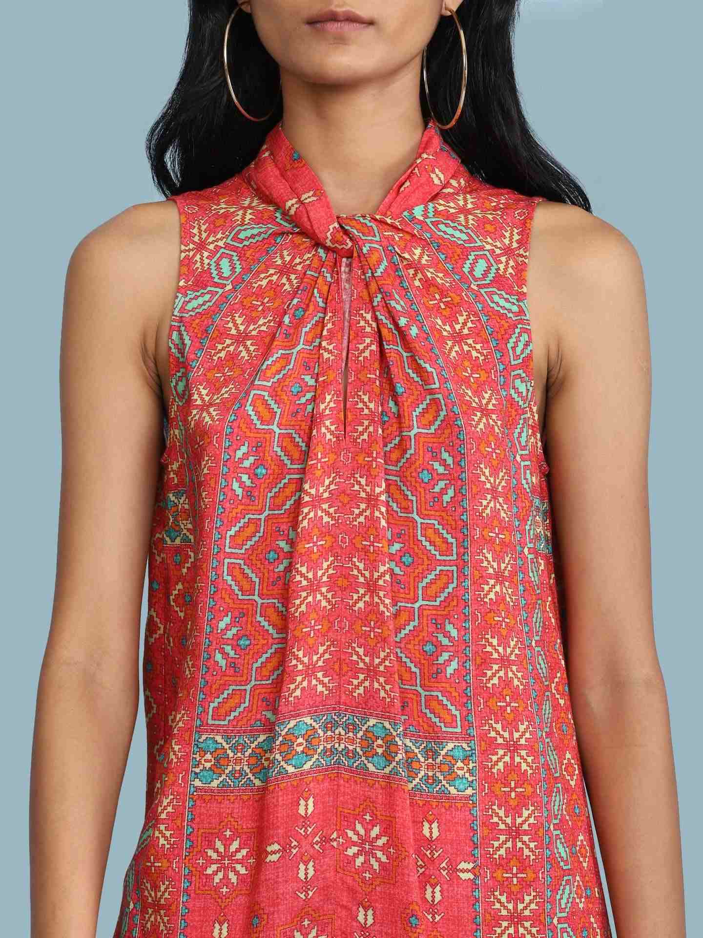 Red Ramosa Top