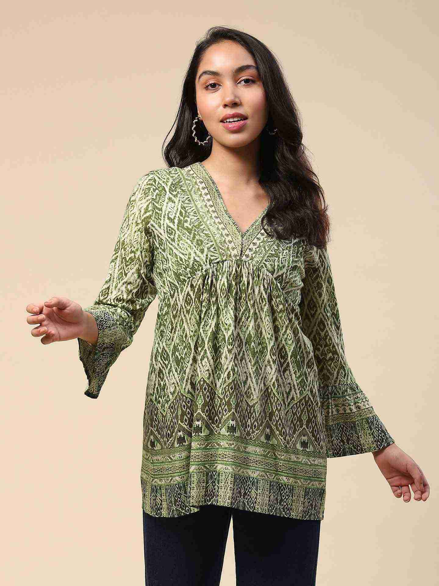 Green Mirage Tunic