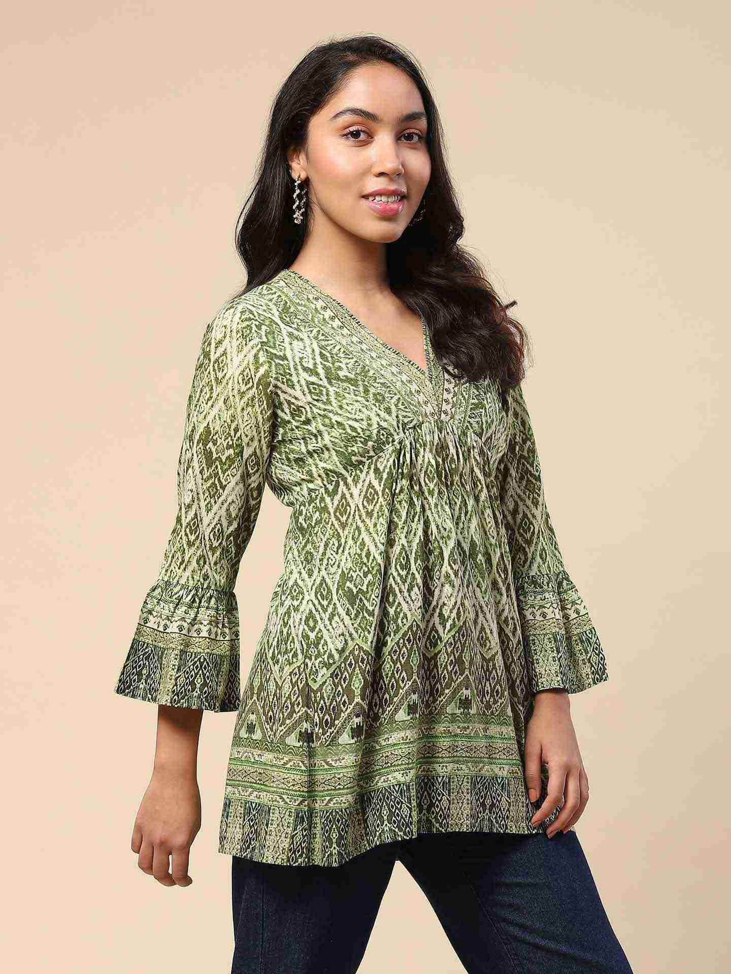 Green Mirage Tunic