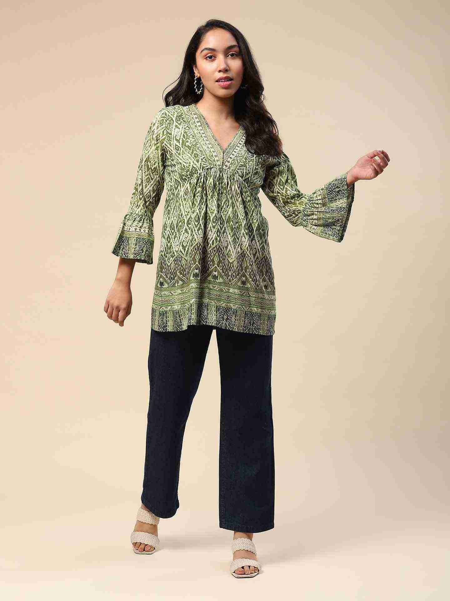 Green Mirage Tunic
