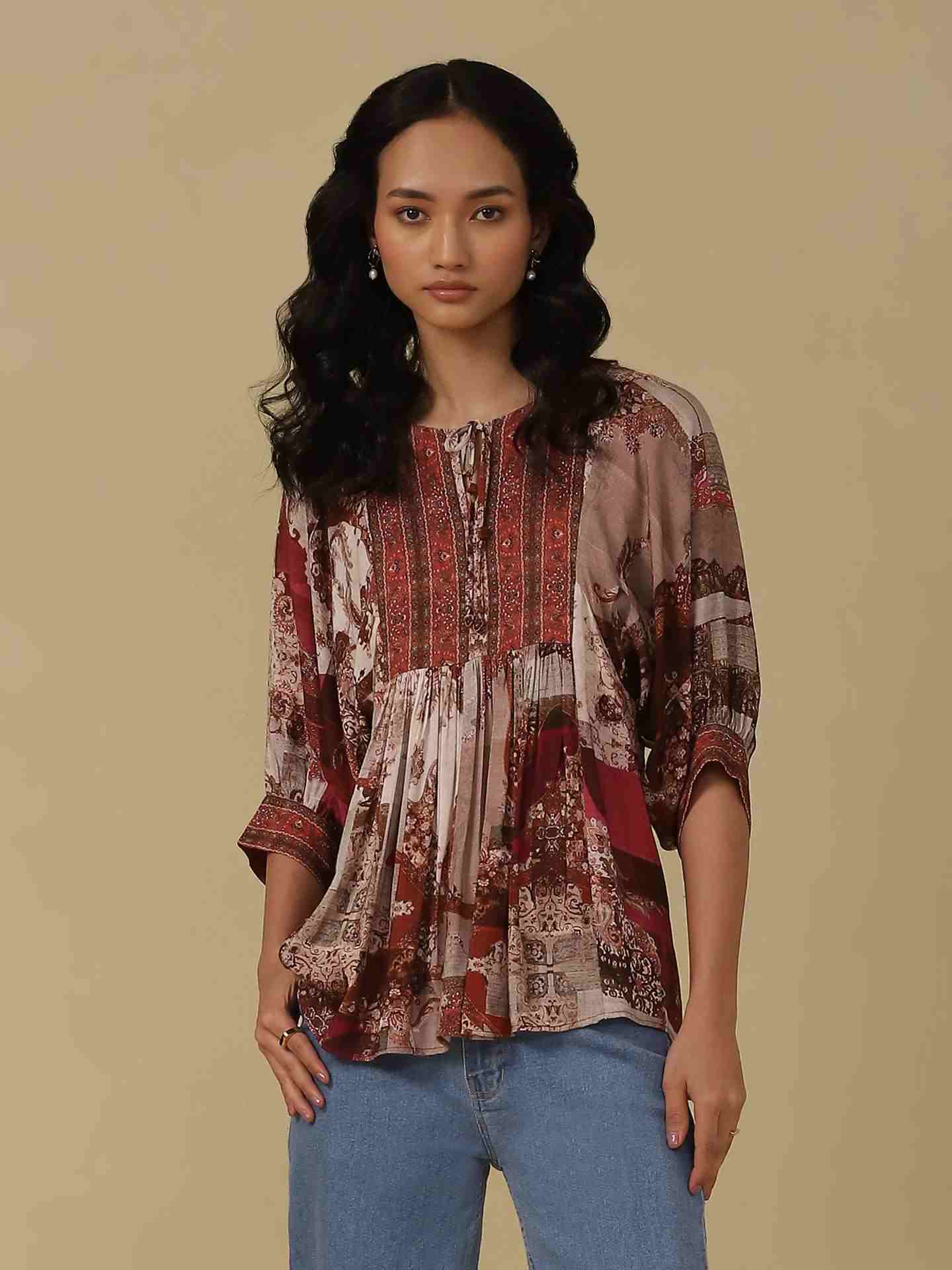 Wine Kashumi Kurti