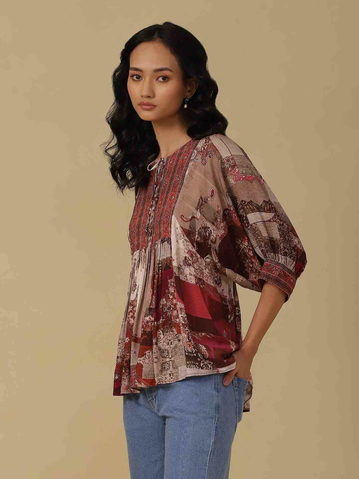 Wine Kashumi Kurti