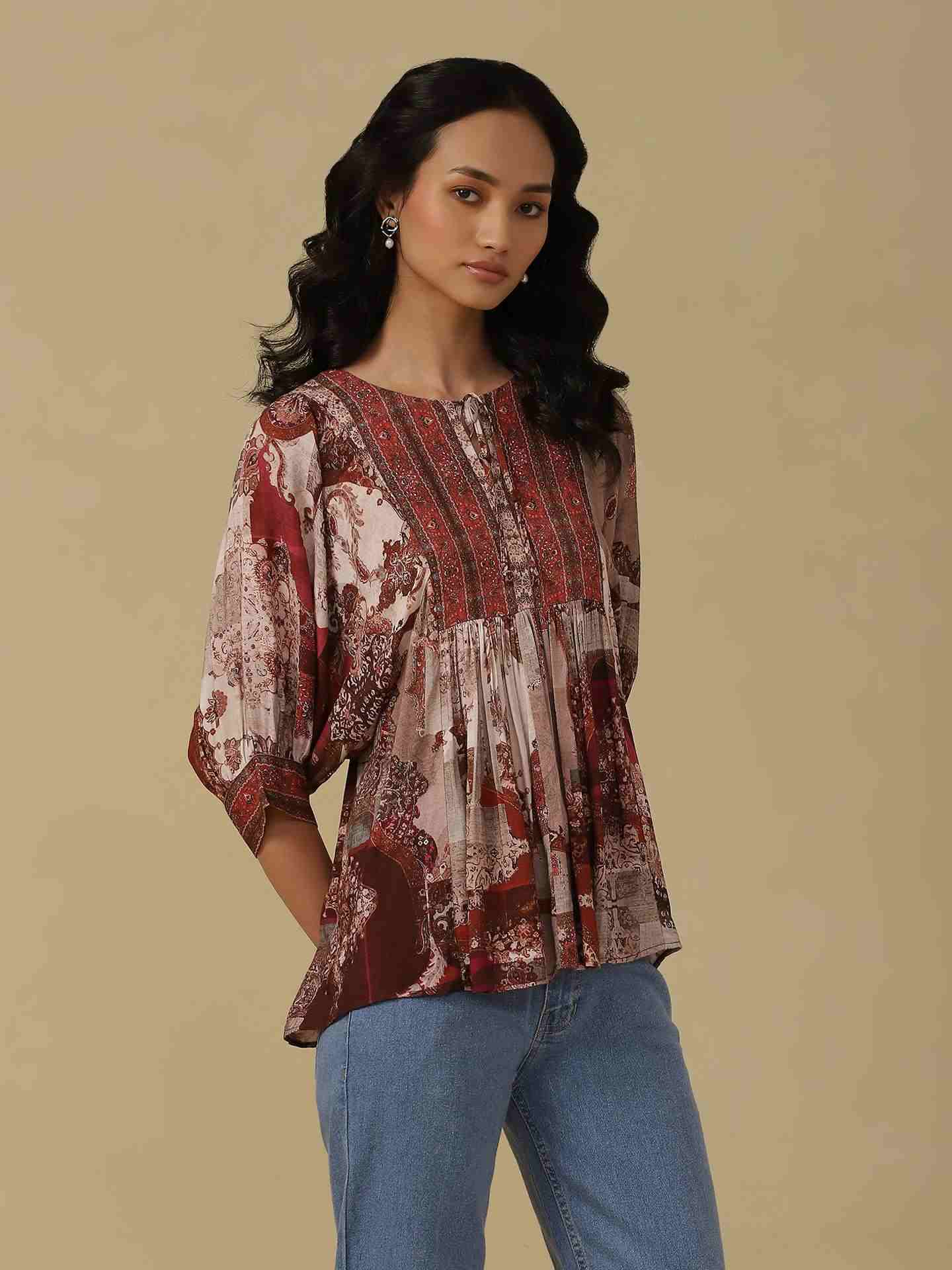Wine Kashumi Kurti