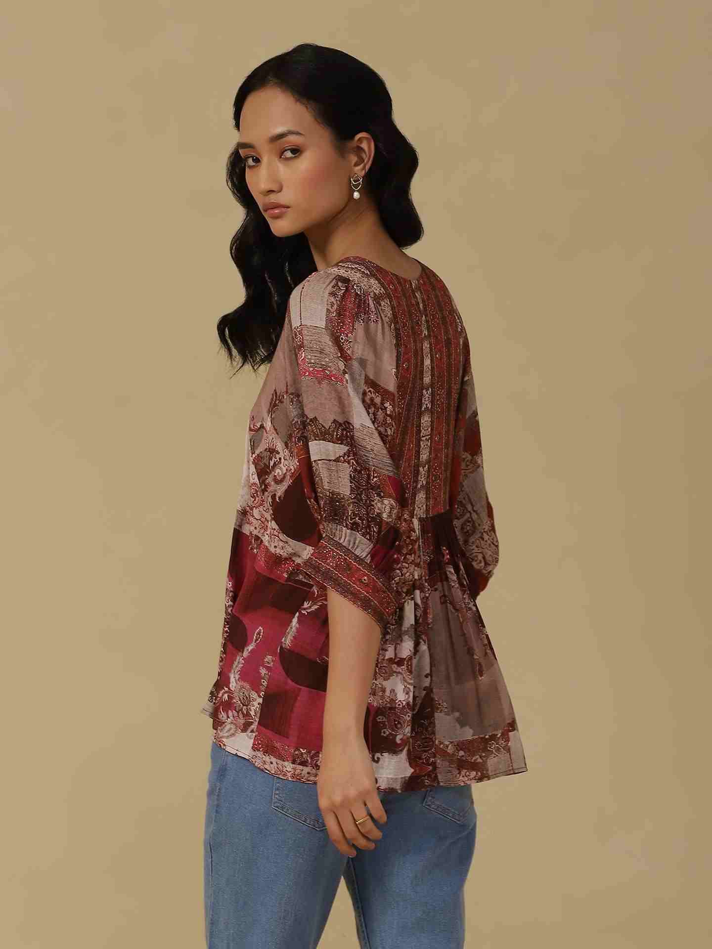 Wine Kashumi Kurti