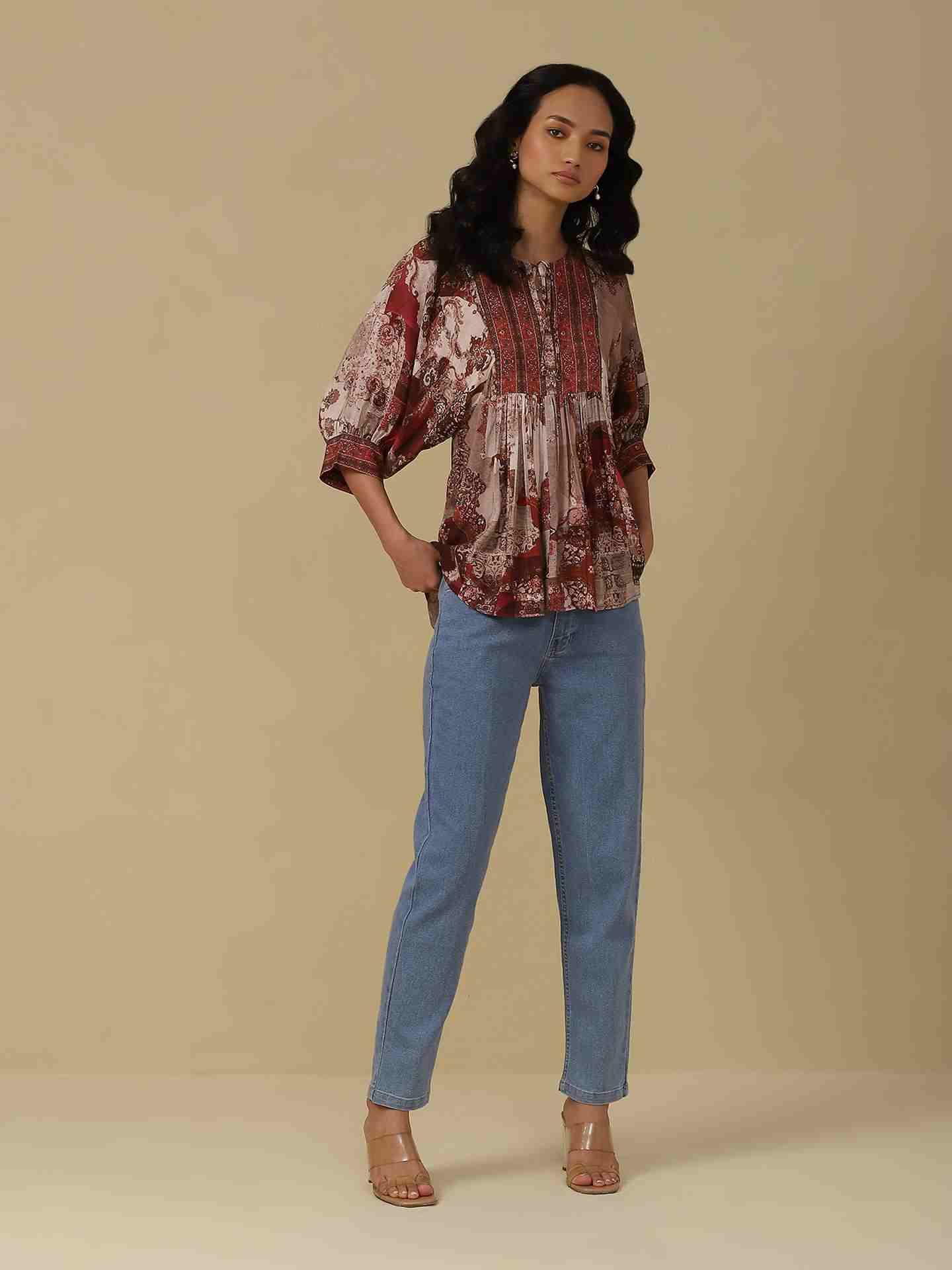 Wine Kashumi Kurti