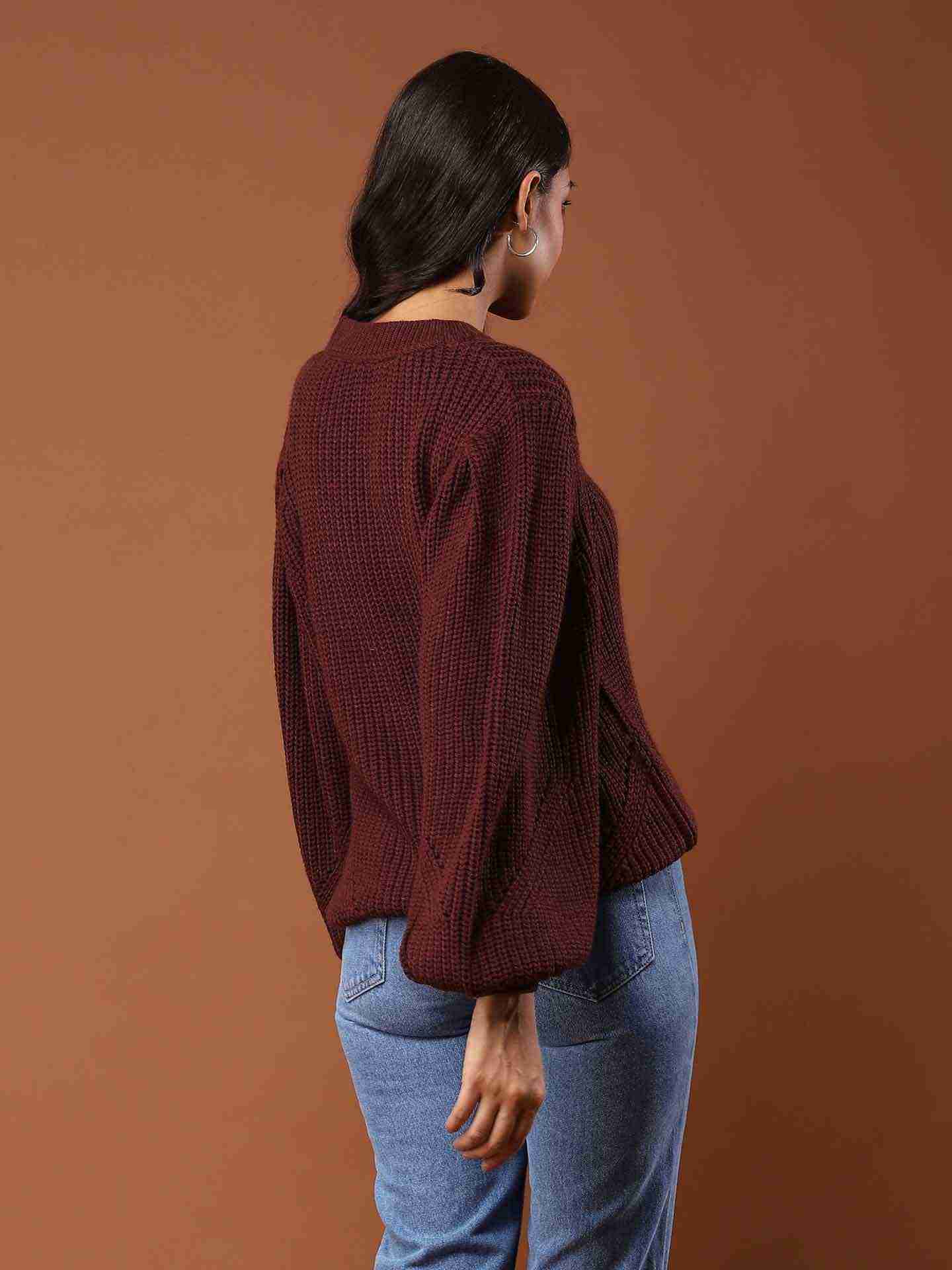 Brown Alessia Sweater