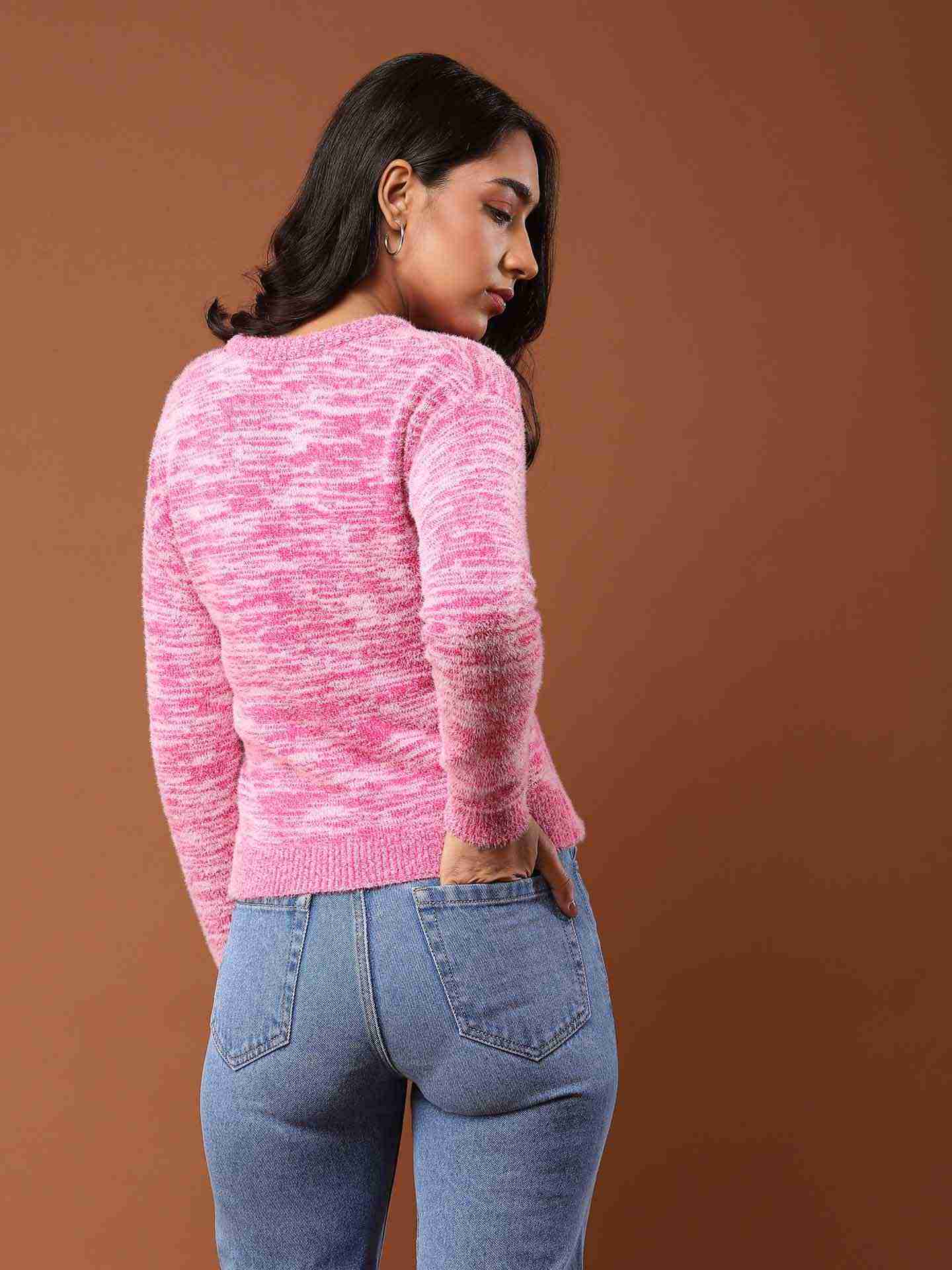 Fuschia Alessia Sweater