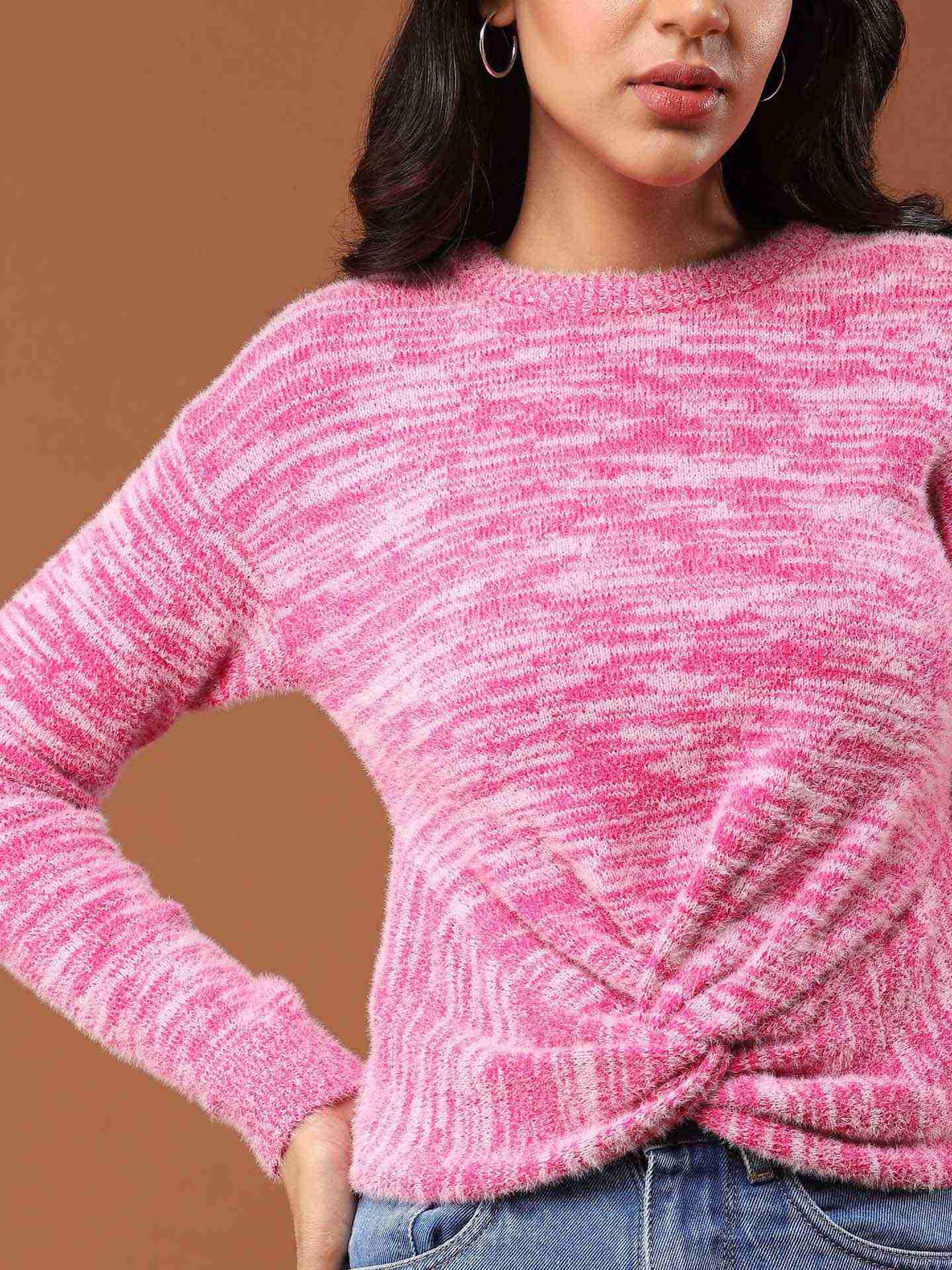 Fuschia Alessia Sweater