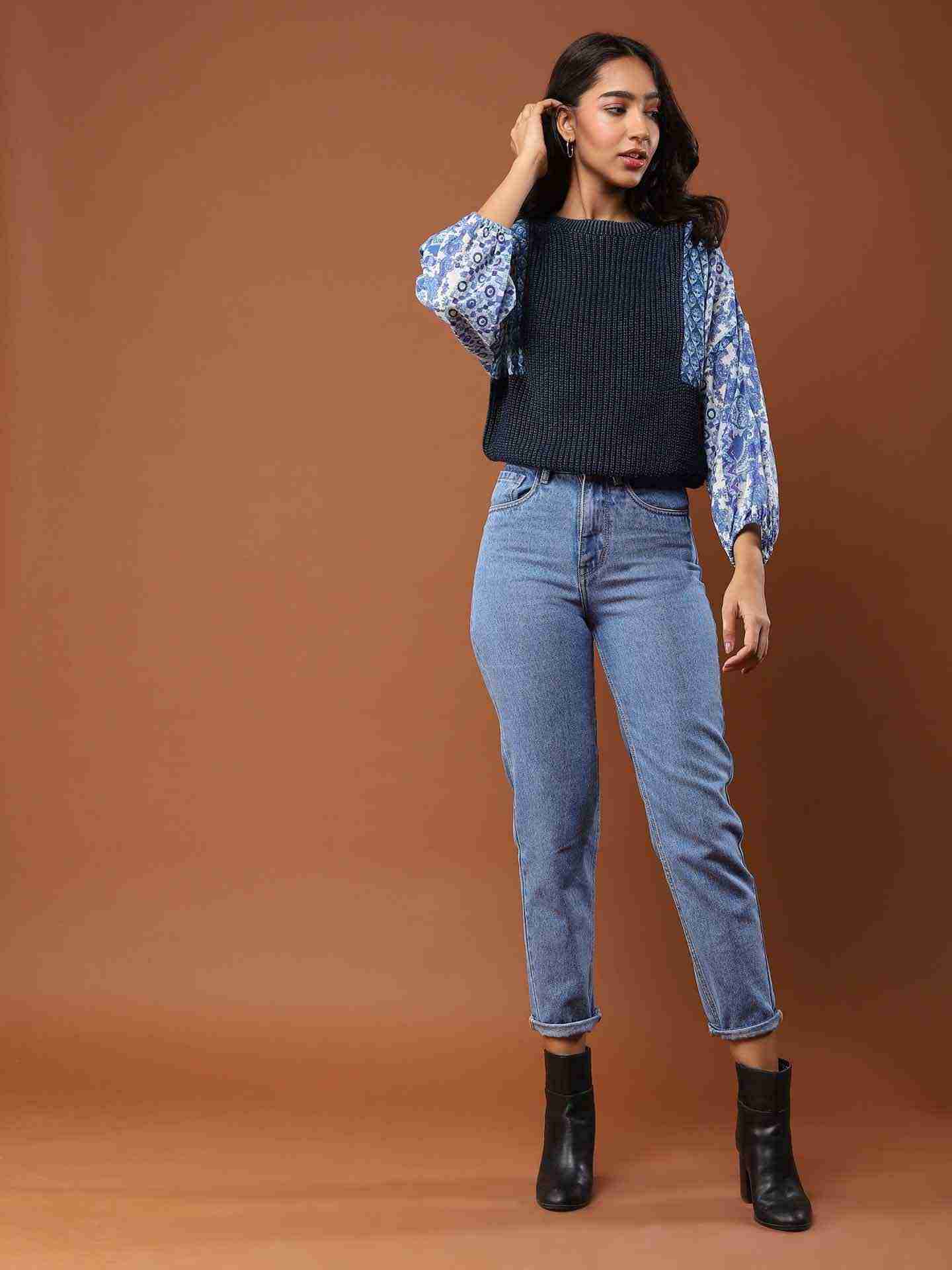 Blue Alessia Sweater