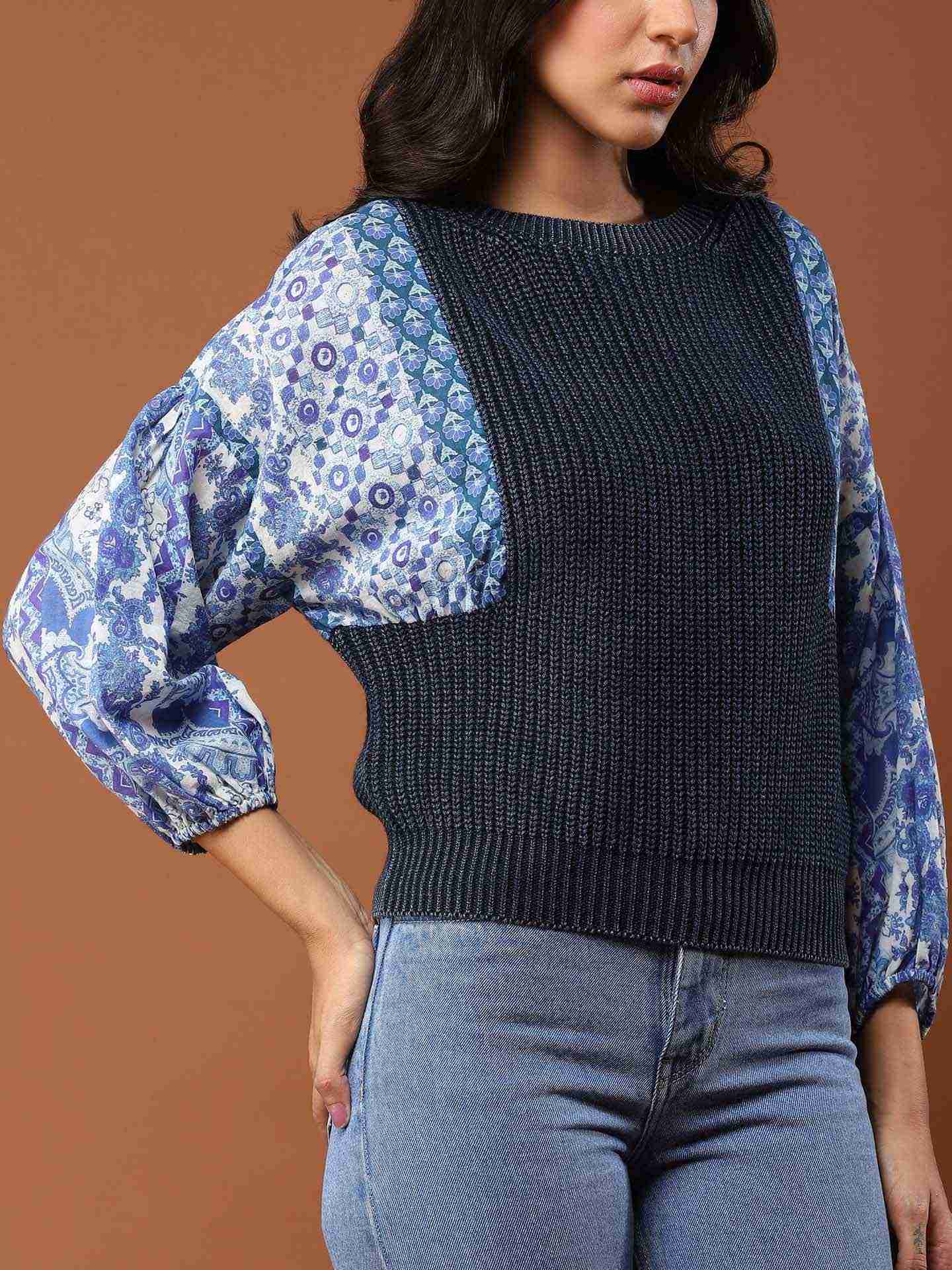 Blue Alessia Sweater