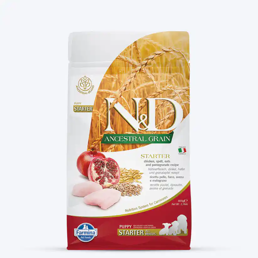 Farmina N&D Dog Ancestral Grain Chicken And Pomegranate Starter Puppy