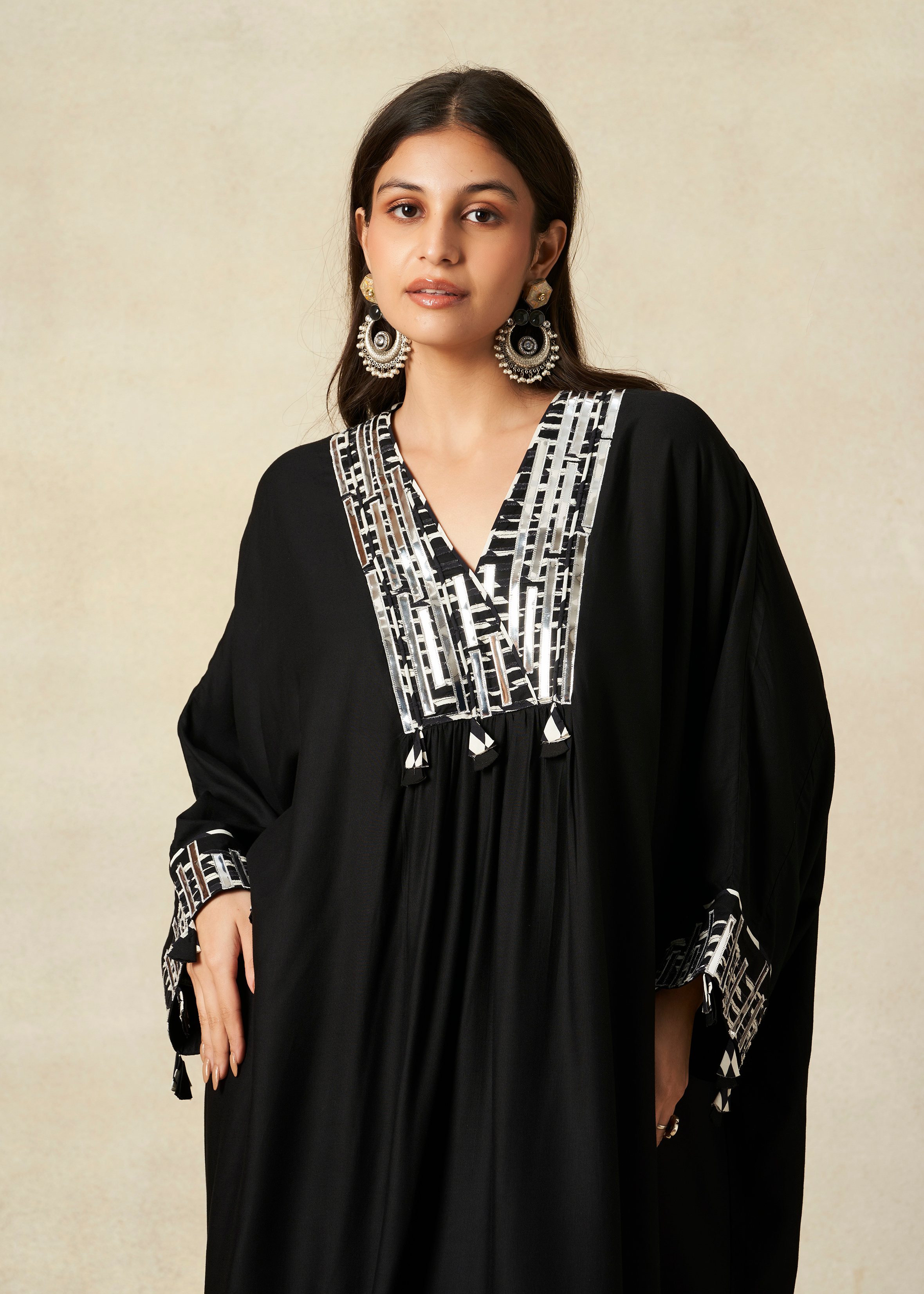 Black Kaftan Tunic