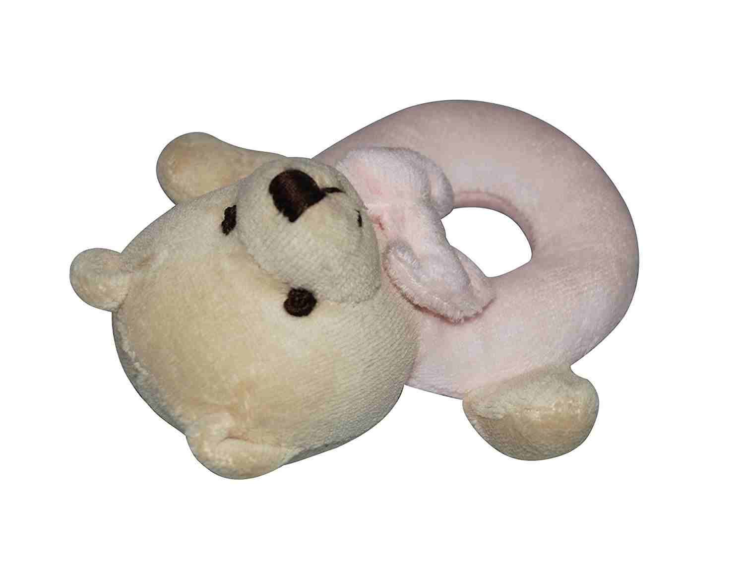 Abracadabra Bear Ring Rattle - Pink