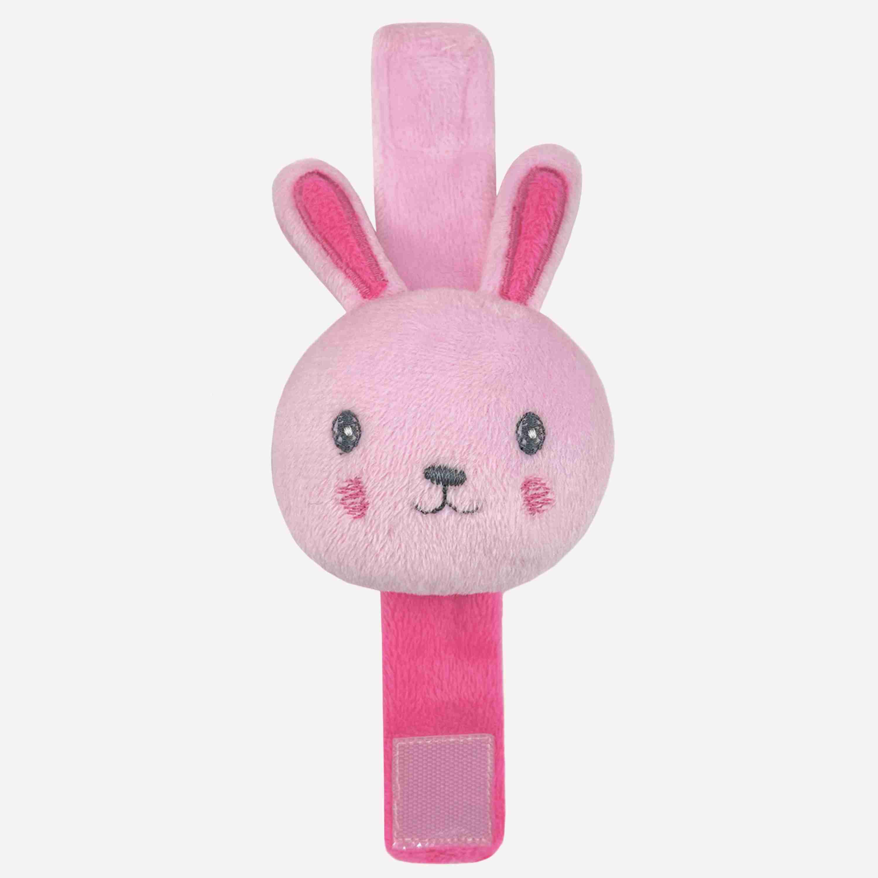 Abracadabra Bunny Wrist Rattle - Pink
