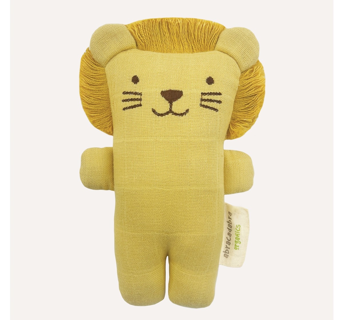 Abracadabra | Abracadabra Organics Collectible Lion Cuddle Toy - Yellow