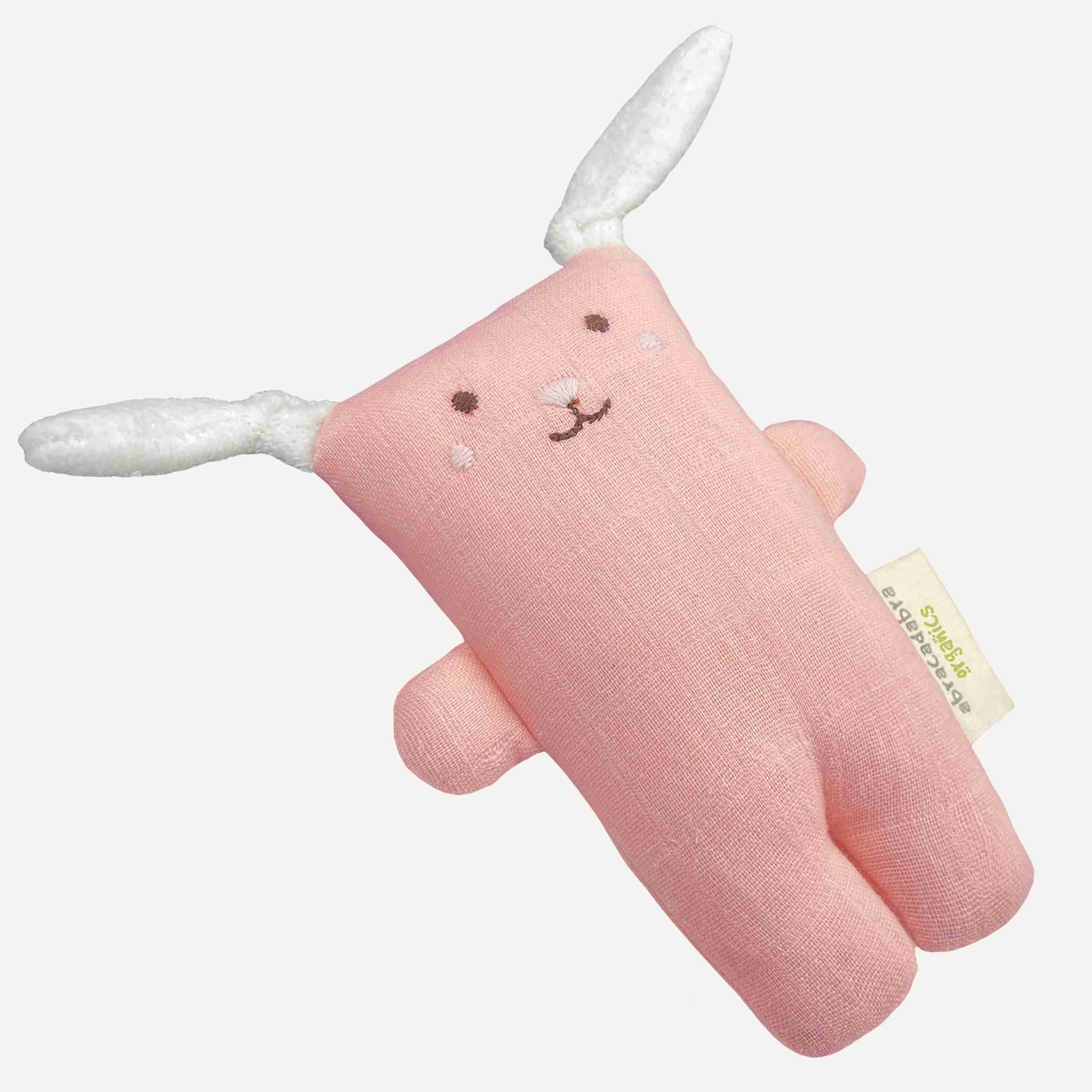 Abracadabra Organics Collectible Bunny Cuddle Toy - Pink