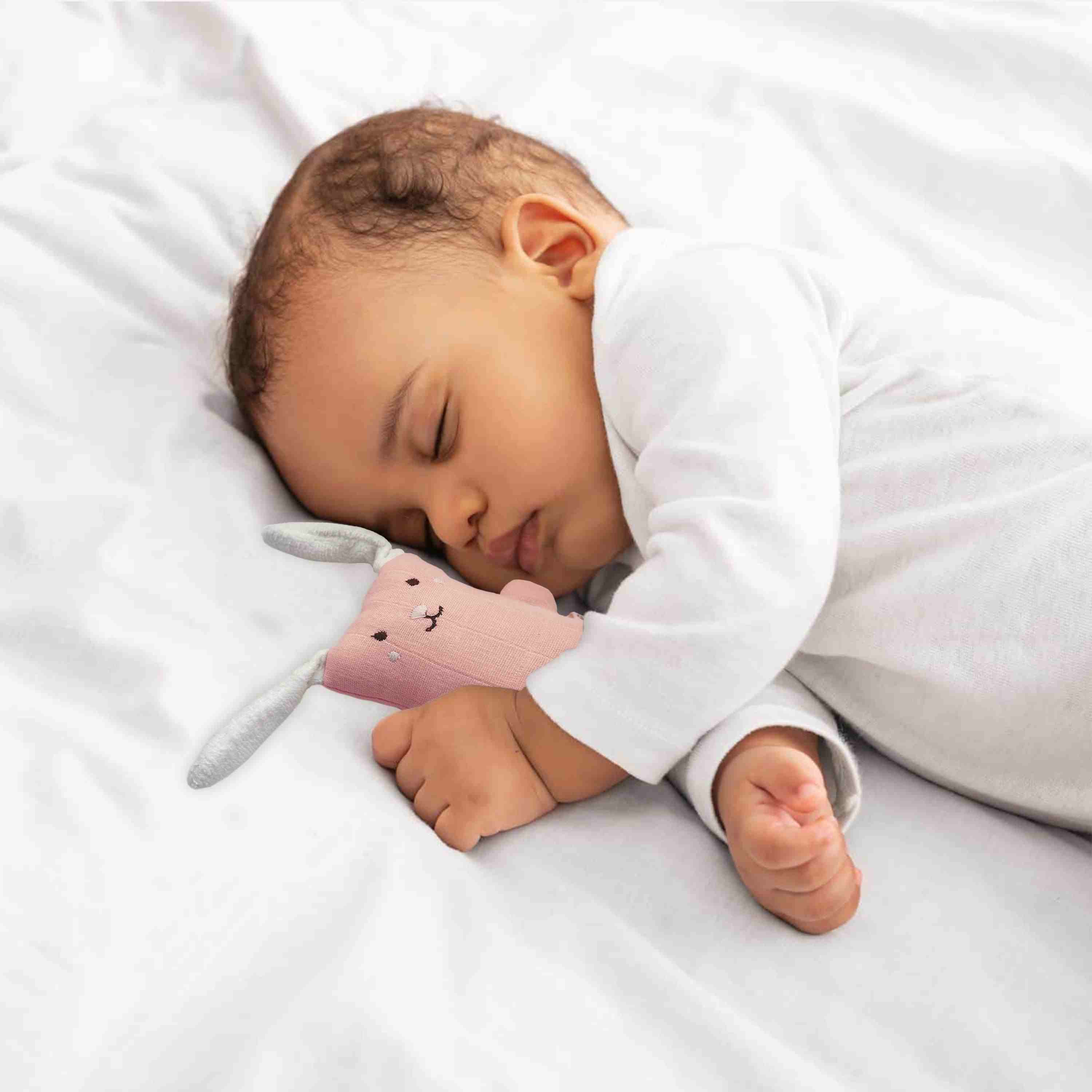 Abracadabra Organics Collectible Bunny Cuddle Toy - Pink