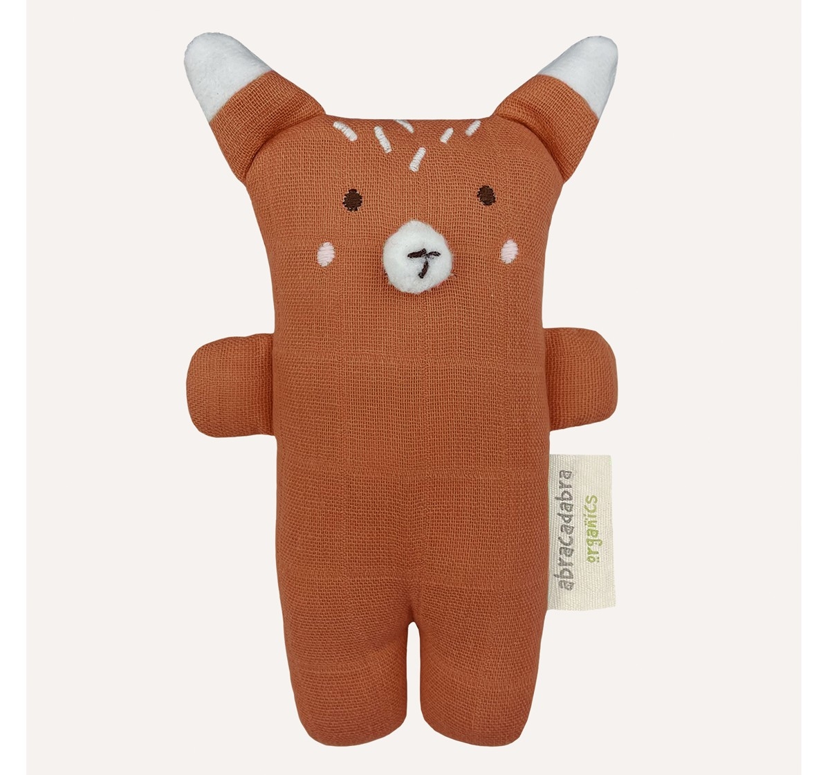 Abracadabra | Abracadabra Organics Collectible Fox Cuddle Toy - Red
