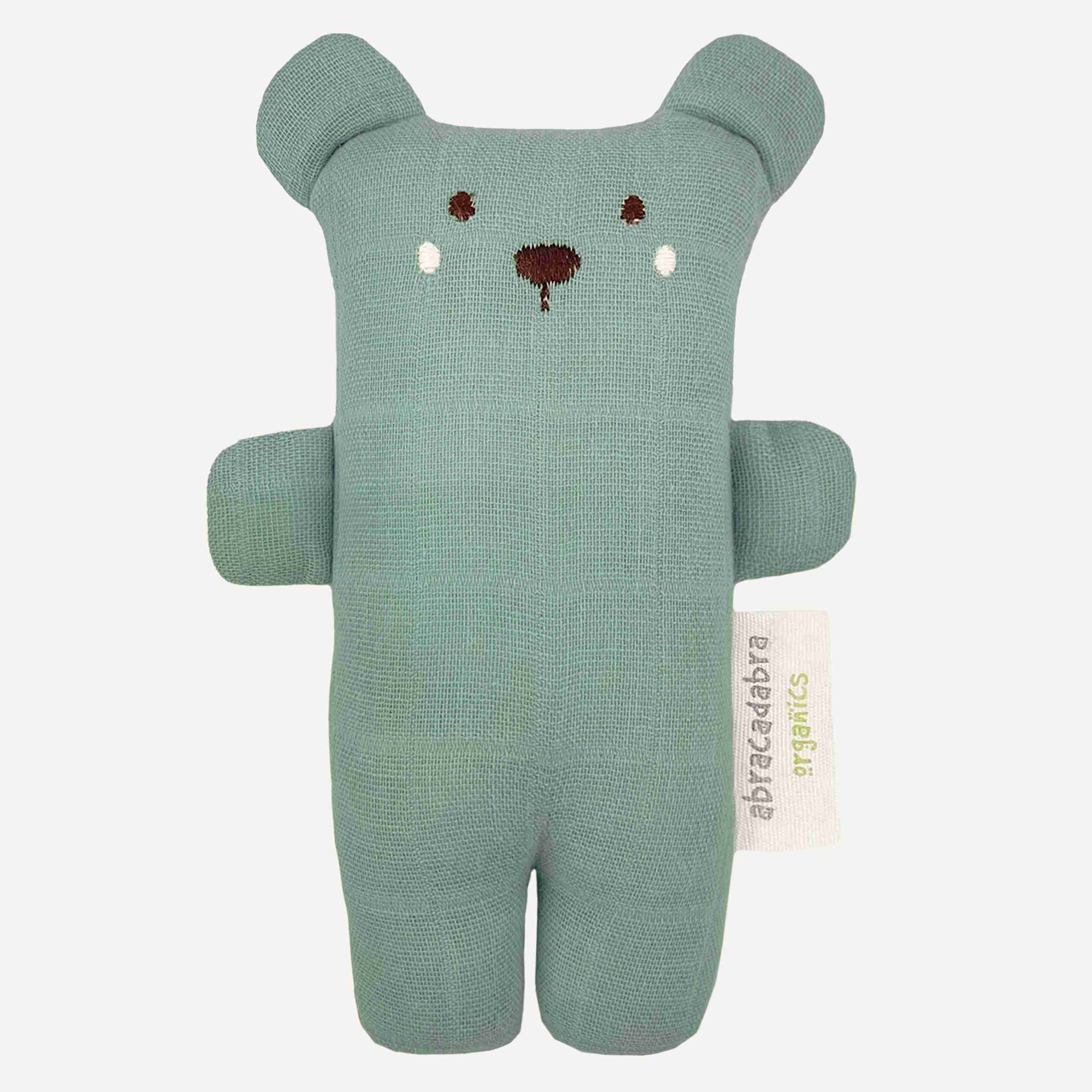 Abracadabra Organics Collectible Bear Cuddle Toy - Green