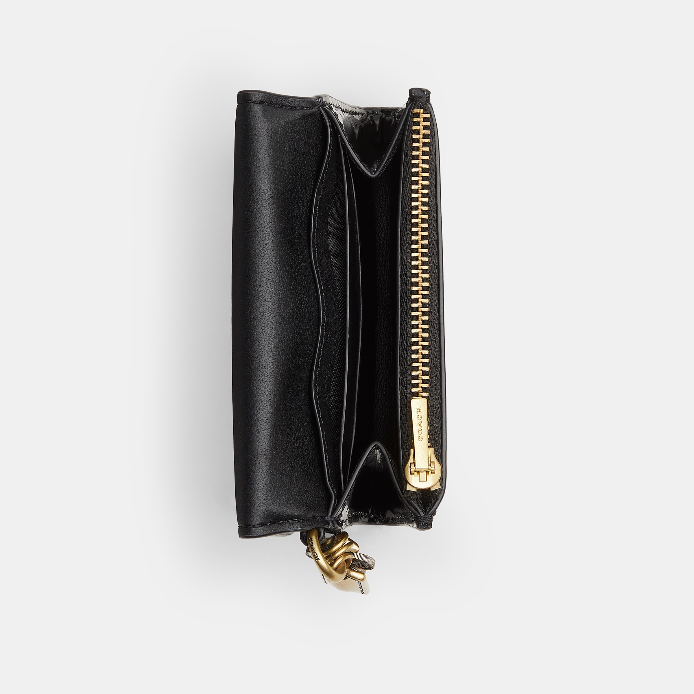 Essential Flap Card Case With Charms