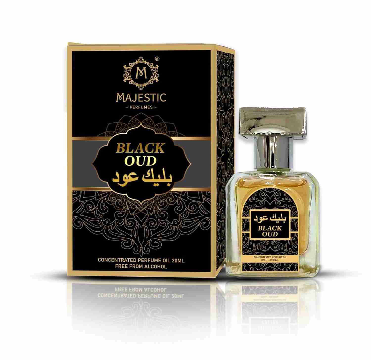Black Oud 20ml Attar || Woody Oud Premium Attar || Unisex Conc. Perfume Oil ||