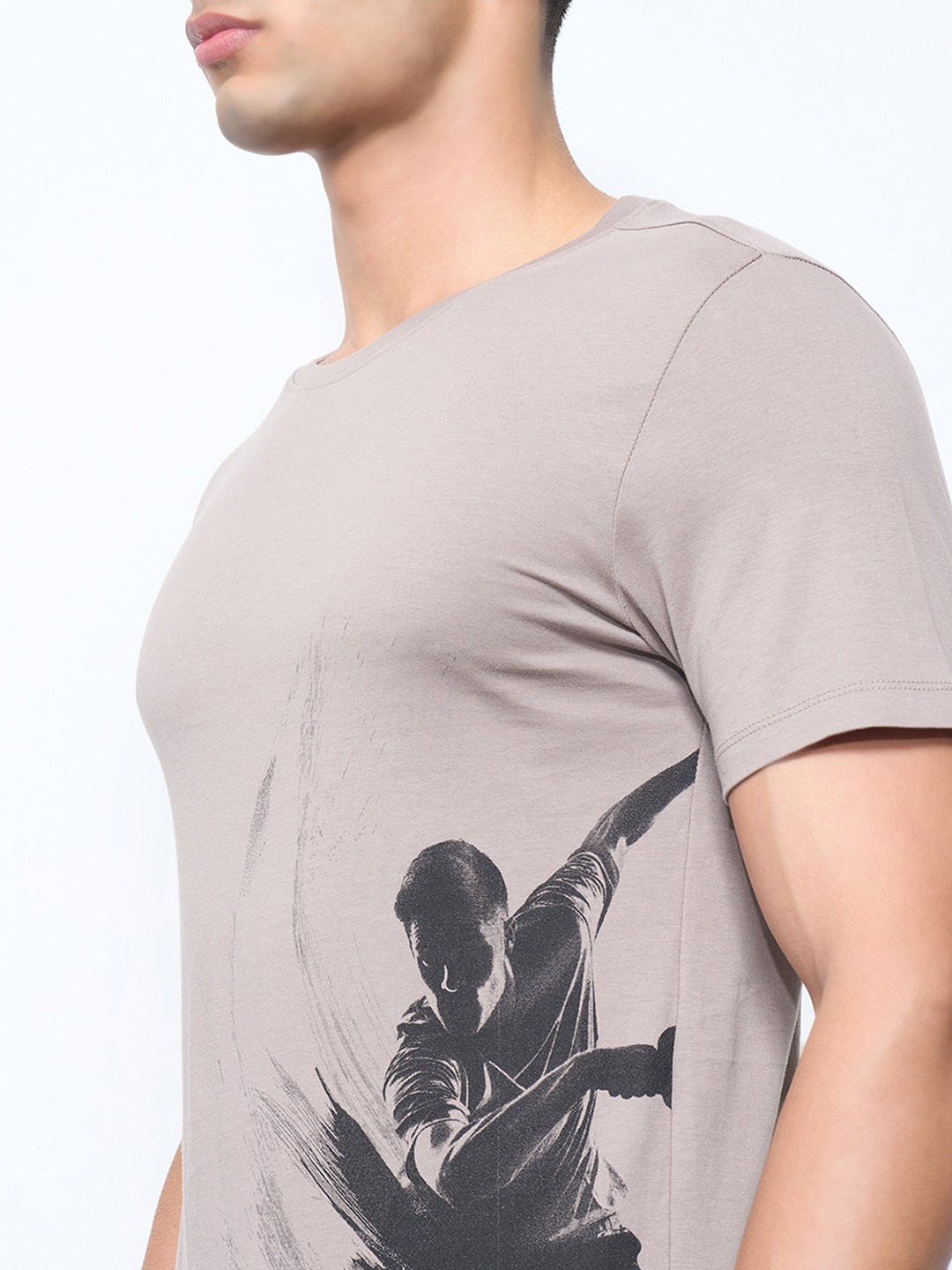 Taupe Graphic T-Shirt