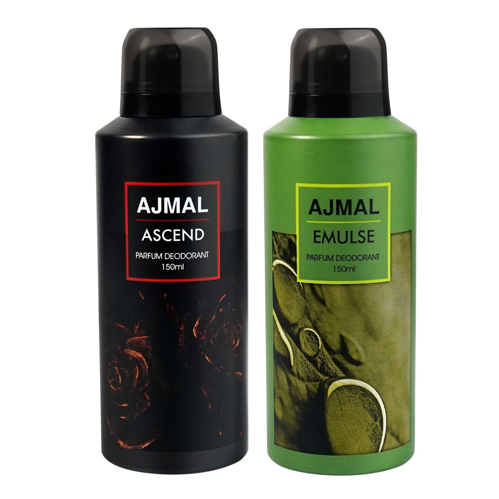 Ajmal Asend and Emulse Deodorant Perfume 150ML Each Long Lasting Spray Party Wear Gift For Men and Women Online Exclusive