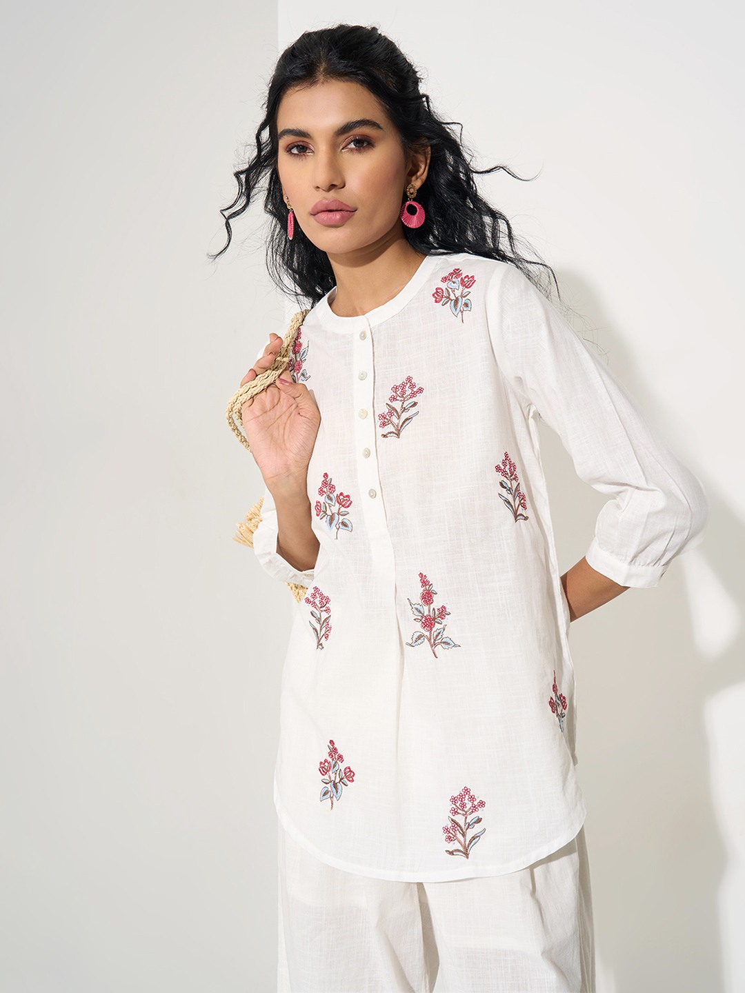 EmbroideredWhiteTunics