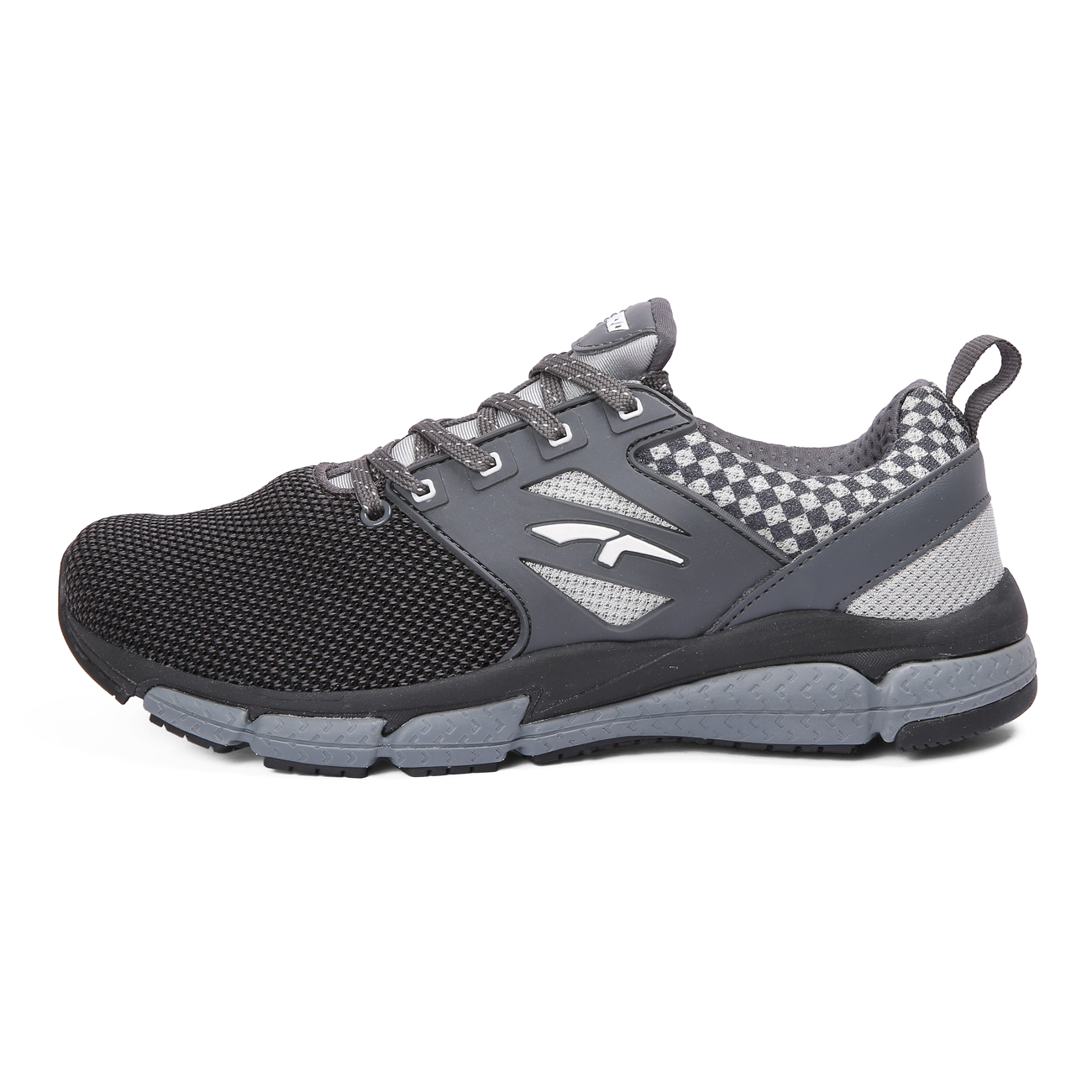 Men s Grey Mesh Running Shoes