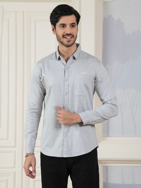 ALBION MENS HORIZON GREY SHIRT