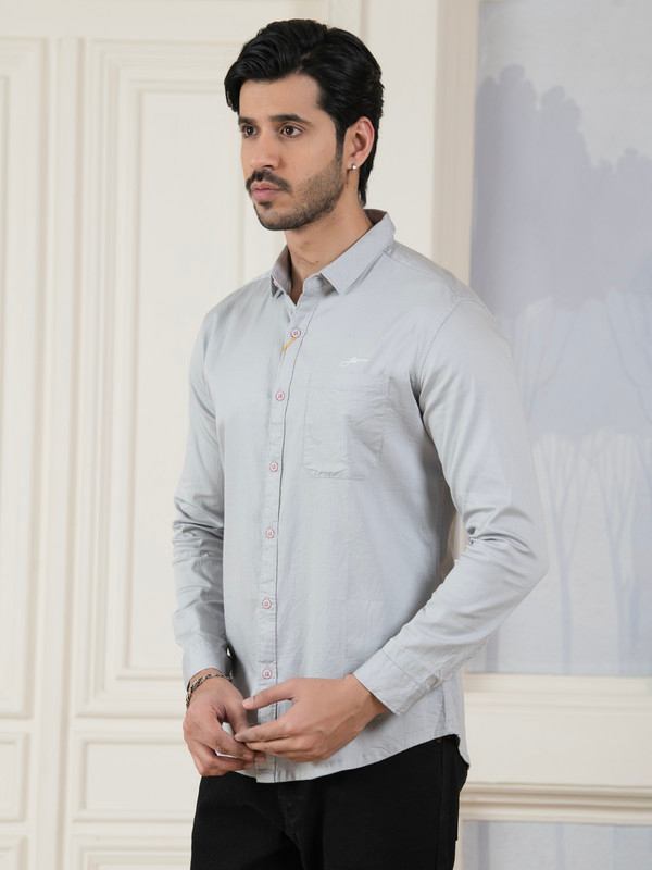ALBION MENS HORIZON GREY SHIRT