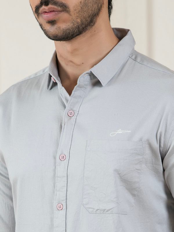 ALBION MENS HORIZON GREY SHIRT