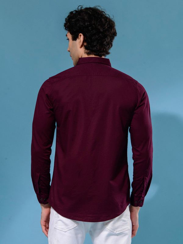 ALBION MENS HORIZON WINE SHIRT