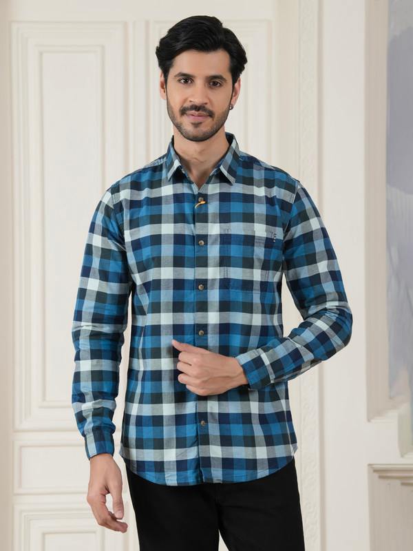 ALBION MENS HORIZON BLUE SHIRT