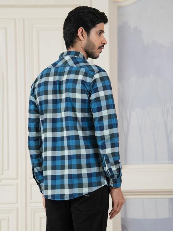 ALBION MENS HORIZON BLUE SHIRT