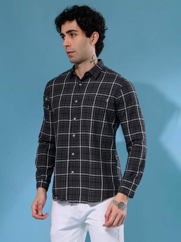 ALBION MENS HORIZON DARK GREY SHIRT