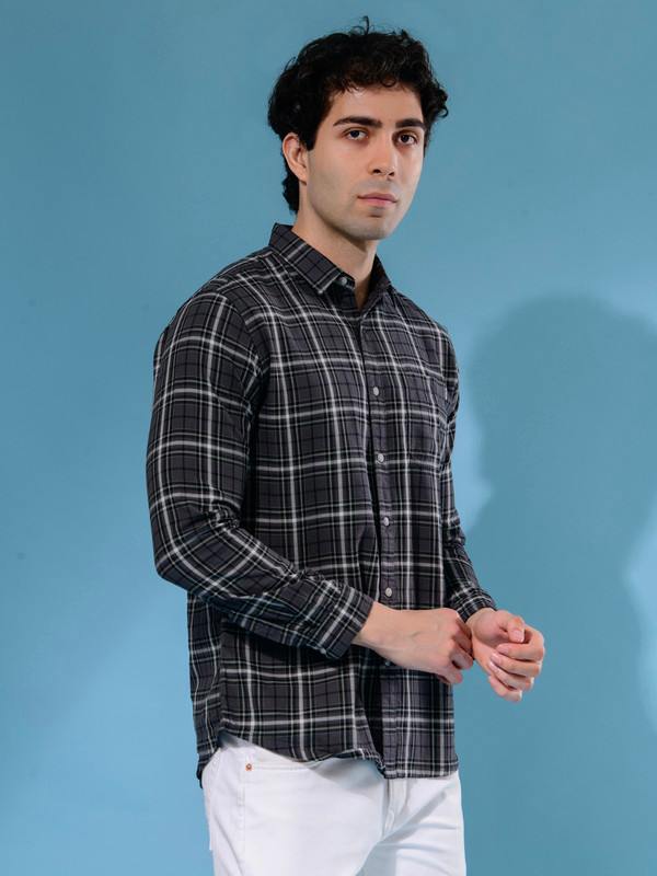 ALBION MENS HORIZON DARK GREY SHIRT