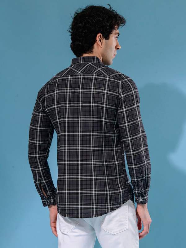 ALBION MENS HORIZON DARK GREY SHIRT