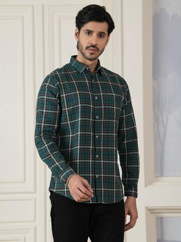 ALBION MENS HORIZON GREEN SHIRT