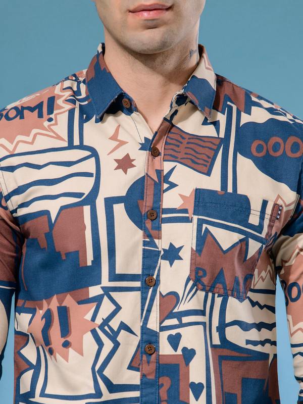 ALBION MENS HORIZON MULTI SHIRT