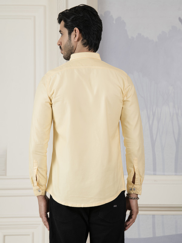 ALBION MENS HORIZON YELLOW SHIRT