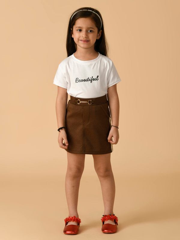 ALBION PREMIUM GIRLS COFFEE SKIRT