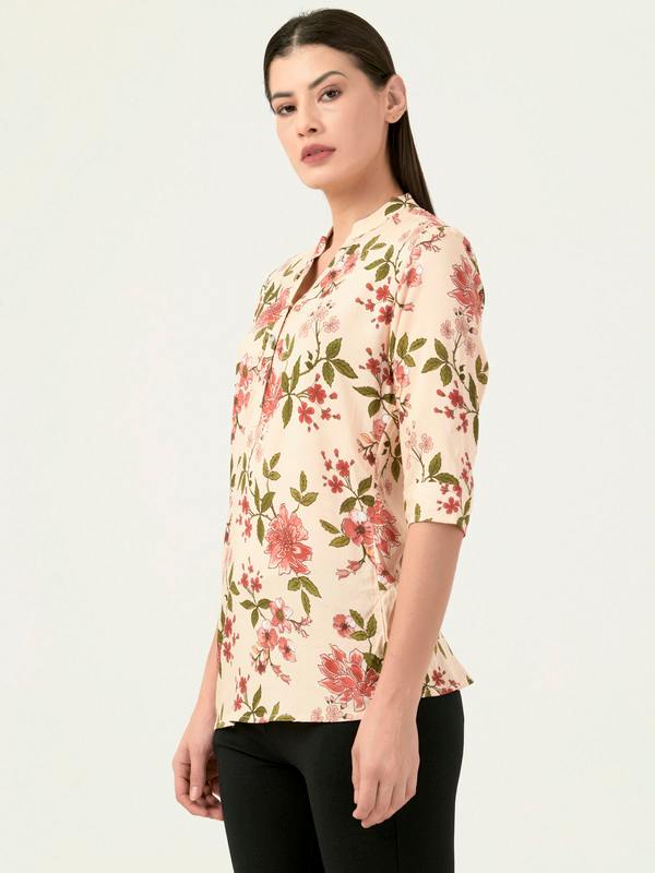 Albion Women Smart Premium Printed Casual Shirt