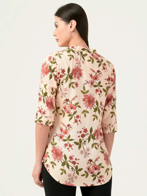 Albion Women Smart Premium Printed Casual Shirt