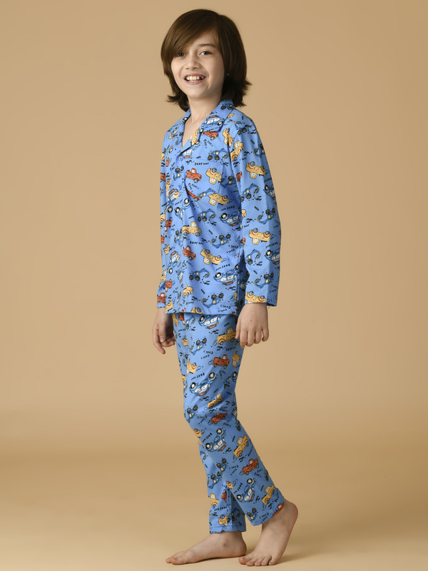 ALBION PREMIUM BOYS BLUE NIGHT SUIT
